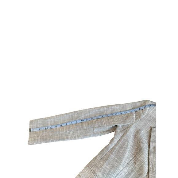 Calvin Klein Blazer Gray Office Work Career Business Corporate Long Size 8 - Picture 12 of 13